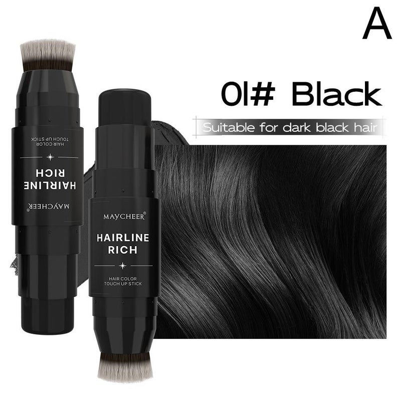 MAYCHEER hairline filler stick for forehead and bangs touch-up, correction, and hair replacement; waterproof, smudge-proof, and long-lasting.